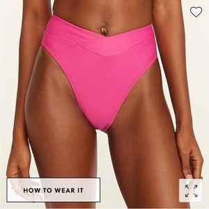 J. Crew 	CROSS-FRONT CHEEKY BIKINI BOTTOM